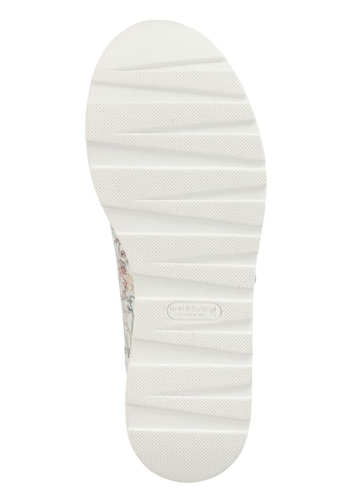 Waldl&auml;ufer sneakers gjorda av blommigt nubuckl&auml;der 