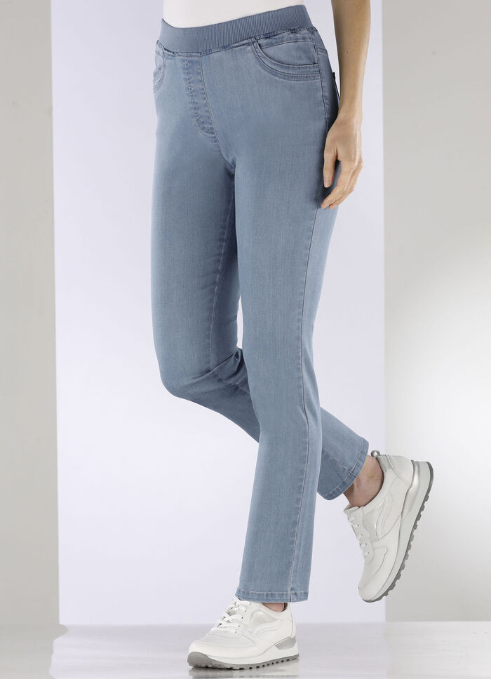 Pull-on jeans, 