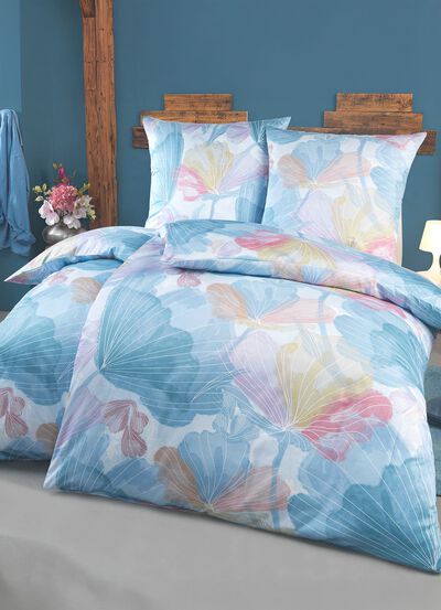 Dubbelsidigt tryckt s&auml;ngkl&auml;derset i Mako-satinkvalitet 