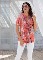 Skjorttunika med st&aring;krage 