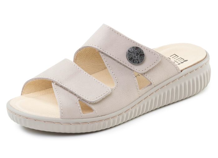 ELENA EDEN, bekv&auml;ma damslip-ins, vidd H, med uttagbar fotb&auml;dd BEIGE