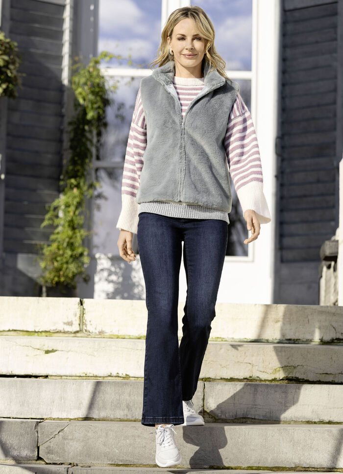 5-ficks jeans DUNKELBLAU