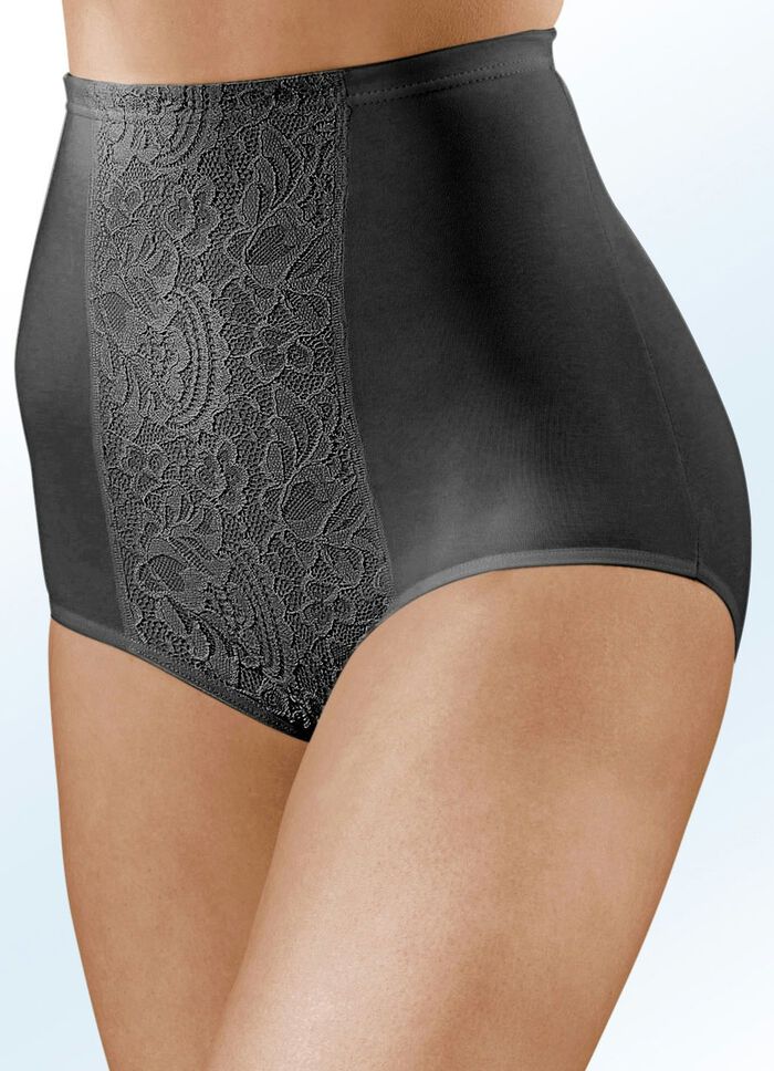 Formade trosor med h&ouml;g midja i trepack 