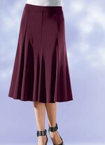 8-panels kjol med klockformad sv&auml;ngf&aring;ll BORDEAUX