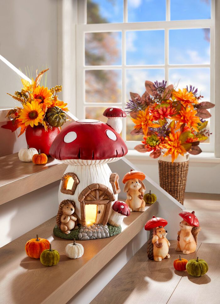 H&ouml;stfigurer i en upps&auml;ttning av 3 