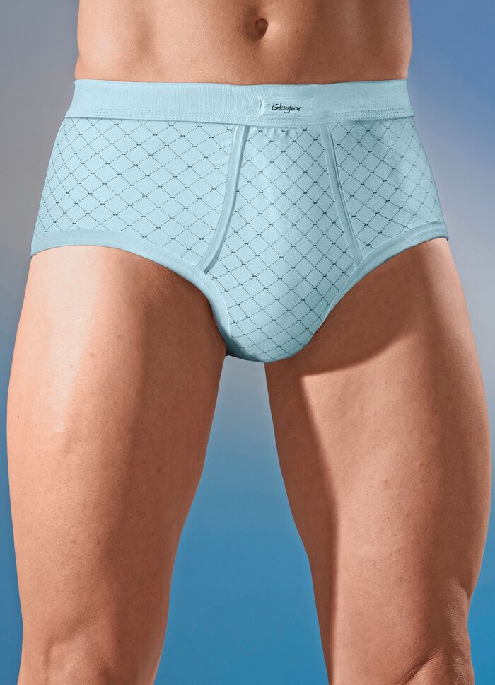 Fyrapack trosor av fin jersey, med gylf 