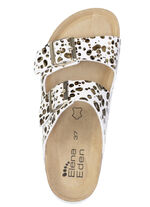 ELENA EDEN, trendiga damslippers, vidd H, med kardborreband, 