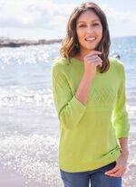 Tr&ouml;ja i strukturerat m&ouml;nstermix 