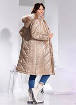 Jacka med avtagbar huva 