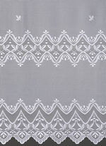 Butiksprydnad med universalskena VIT