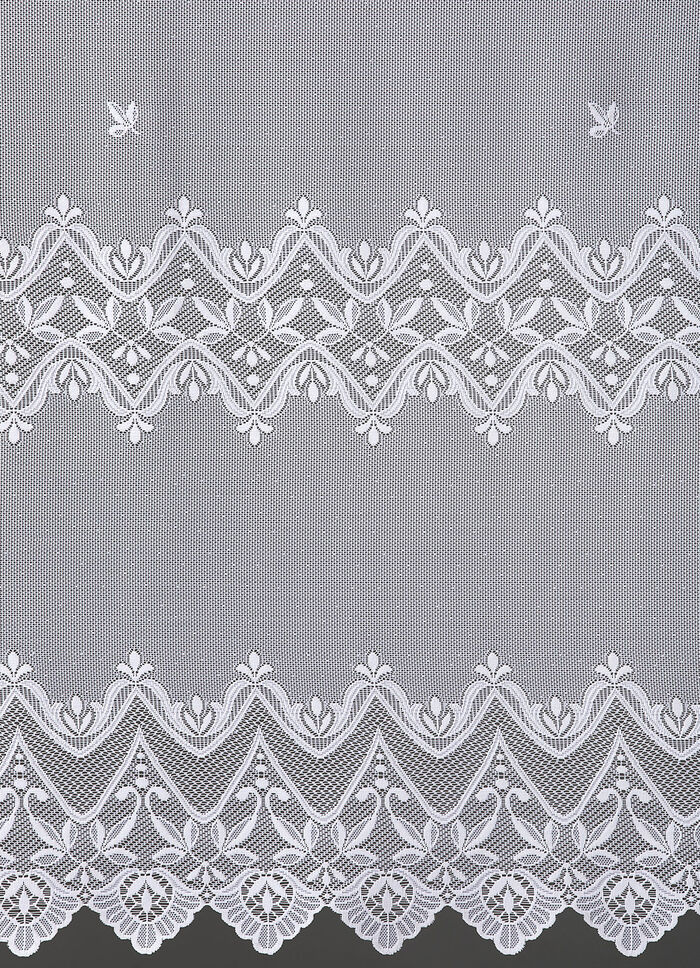 Butiksprydnad med universalskena VIT