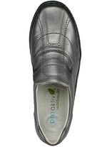 Waldl&auml;ufer, bekv&auml;ma damtofflor, bredd H, med uttagbar fotb&auml;dd ANTIK SILVER