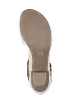 Andrea Conti, eleganta damsandaler med kardborreband LJUSBEIGE