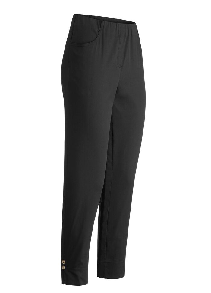 Byxor med dekorativa knappar 