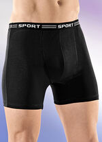 Paket med fyra byxor gjorda av fin jersey, enfärgad 