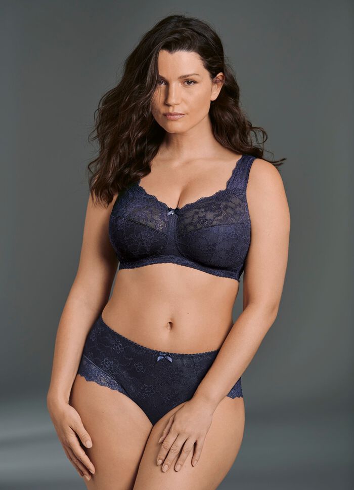 Rosa Faia-bh tillverkad av fin elastisk spets 