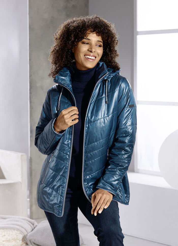 Jacka med fickor med dragkedja BENSIN