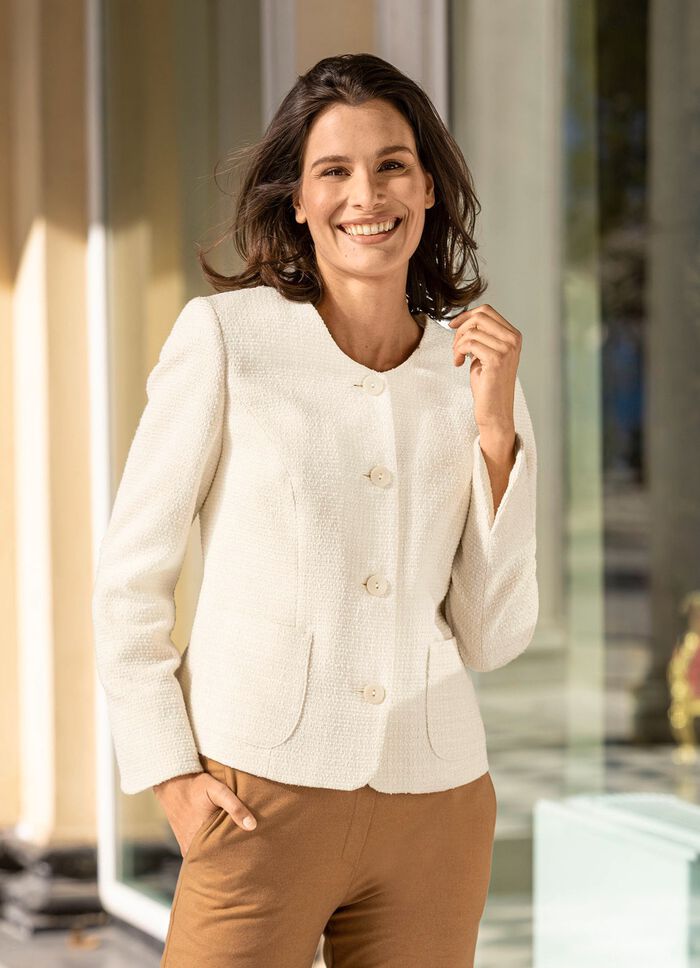 Kort kavaj med sidofickor 