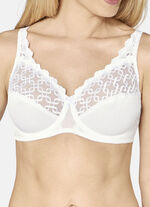 Triumph-Letizia bygel-bh med effektiv broderisk spets, 