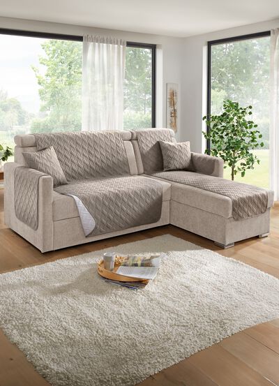 F&aring;t&ouml;lj-, soff- och armst&ouml;dsskydd med diamantquiltning 