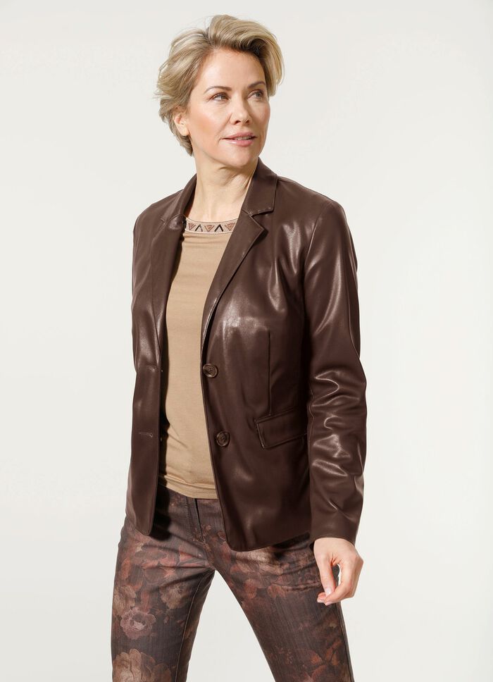 Kavaj av nappa-imitation 