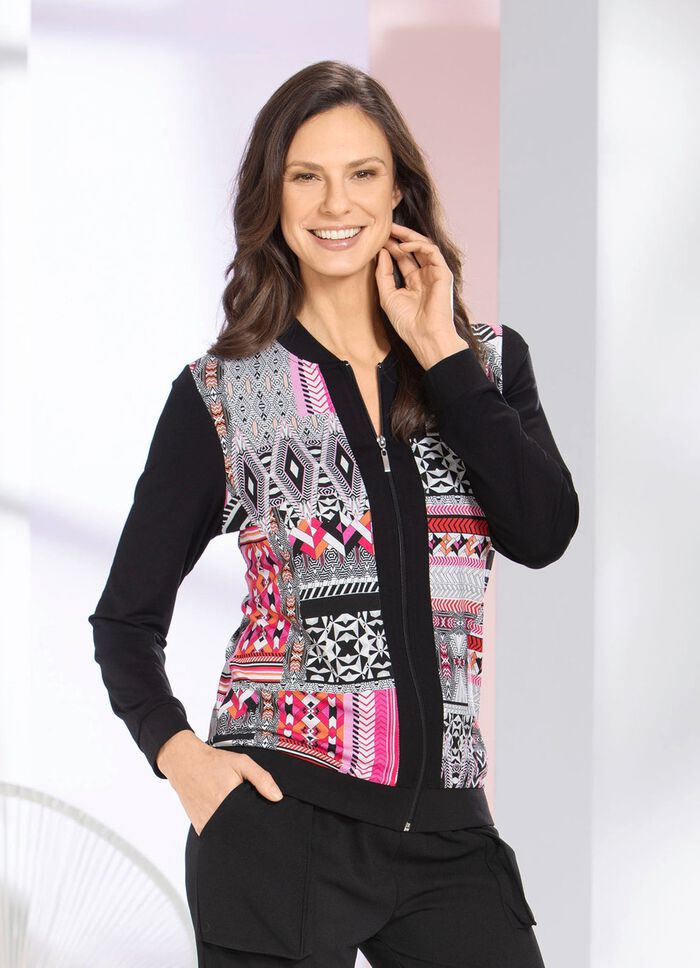 Blusjacka med dragkedja 