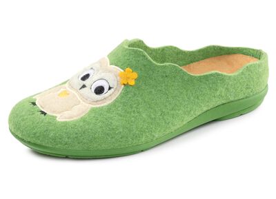 Laurina, klassiska damtofflor, med uttagbar fotb&auml;dd 