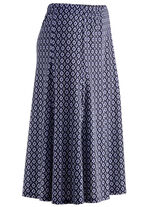 Bekväm panelkjol MARINE-WEISS-BLAU