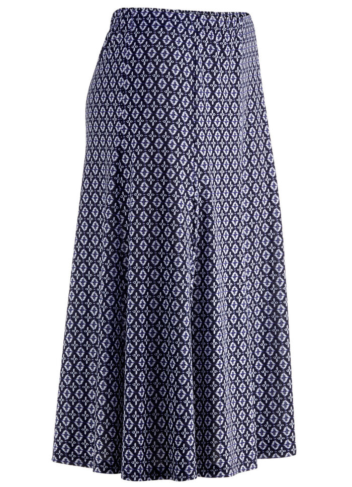 Bekväm panelkjol MARINE-WEISS-BLAU