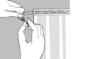 Steg för steg: så får du en gardin som är klar för upphängning