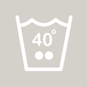 Tvättas i 40 °C