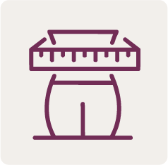 Ikon Storlekstabell för damer