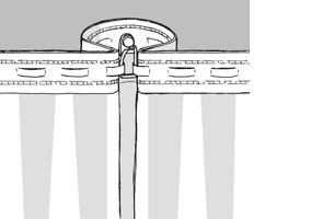 Så får du en upphängningsklar gardin – steg för steg