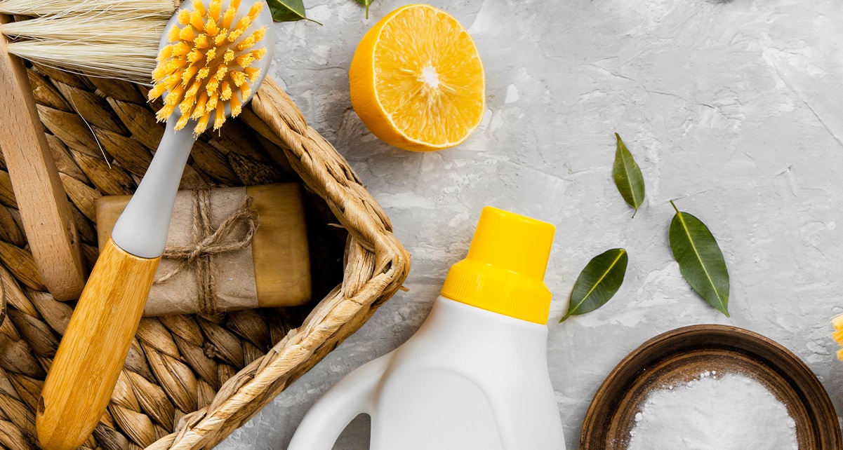 Naturlig rengöring utan kemikalier